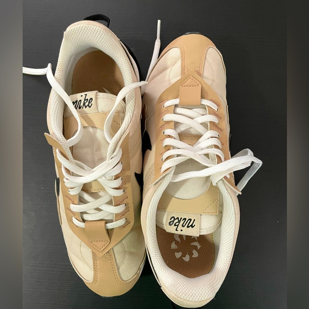 Tan Nike shoes